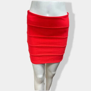 Lf Millau Bright Red Mini‎ Skirt